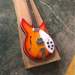 Cherry Red Rick 360/6 String Gitar, Fabrika Toptan ve Perakende, Ücretsiz Kargo