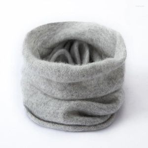 Шарфы Зимний шарф из чистого кашемира для мужчин и женщин Холодный теплый чехол на шею Универсальная голова