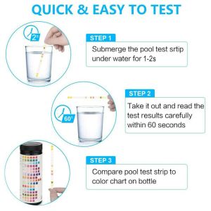 Тестирование 16в1 тестовая полоска для питьевой воды PH тест на нитрат брома тест на качество воды для аквариума тест-полоска для воды в бассейне