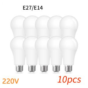 Lâmpadas LED AC220V 210V 230V E27 E14 3W 9W 12W 15W 18W Lampada Bombilla Sala de estar Casa Luminária AP 220V