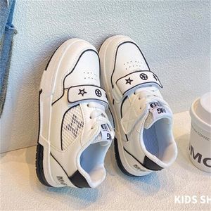 Çocuk Ayakkabı Erkek Kızlar Açık Atletik Ayakkabı Çocuklar Gençlik Spor Ayakkabı Toddler Bebek Kurulu Ayakkabıları Dantel Yukarı Günlük Sneaker
