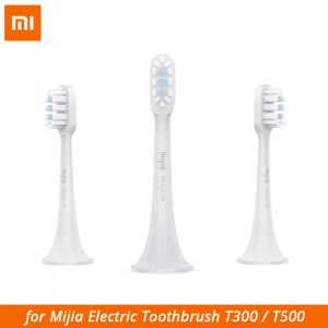 Зубная щетка Оригинальная головка зубной щетки Mijia 3PC для T300 / T500 Smart Sonic зубная щетка Акустическая 3D -головка щетки