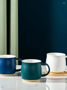 Кружки керамическая кружка матовая цветная глазурь скандинавская личность креативная чашка кофе подарок для любителей кофе можно заказать воду