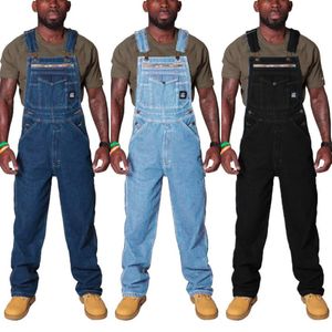 Frühlings-Designer-Mann-Hosen, blaue, gerade Reißverschluss-Jeans, hell gewaschen, Motorrad-Herren-Riemen-Denim-Jeans-Overall, Overalls, Schwarz, Übergröße, USA