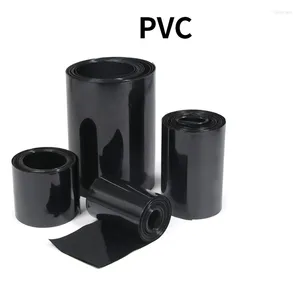 Depolama Çantaları Siyah PVC Isı Büzülme Tüpü Lityum Pil Elektronik Ürün Yalıtım Anti Elektrik Paketi Uzun Şerit Film