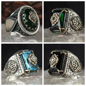 Vintage Man Ring Stone (Onyx) 14K Altın, Türkiye'de Üstün Hediye Yapımı Yapılmış