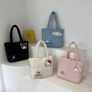 Otantik Kunomi Melody Down kumaş yeni çanta, makyaj çantası, banyo malzemeleri çantası, atıştırmalık çanta, anne çantası