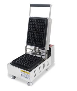 Ticari Kullanım Belçika Liege Waffle Machine Electric 110V 220V Kare Brüksel Waffle Maker Iron Baker Fırın Tost Makinesi LLFA5795573