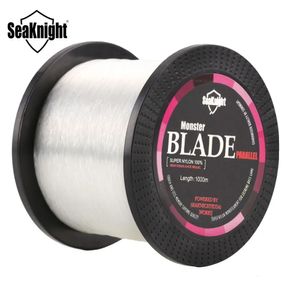 Seaknight Blade 1000m Naylon Balıkçılık Hattı Monofilament Japonya Malzeme Süper Balık Mono 235lb Tuzlu Su Kriz 240313