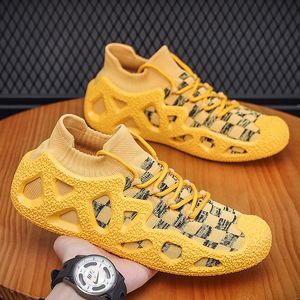San San S2308 Koşu Ayakkabıları Üreticileri Üç Renk Satışları Bağımsız Gelişmiş Girişli, Şık ve Çok Yönlü Moda Çift Çorap ve Ayakkabı