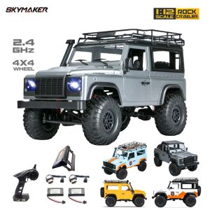 Arabalar 1:12 Ölçek Mn Model RTR Versiyonu WPL RC CAR 2.4G 4WD MN99S RC Rock Prawler MN98 MN99 Defender Pickup uzaktan kumanda kamyon oyuncakları