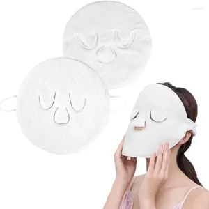 Havlu Yuvarlak Nemlendirici Buhar Yüz Maskesi Yumuşak Taşınabilir Yeniden Kullanılabilir Emici Emici Nemlendirici Ev DIY Suppies