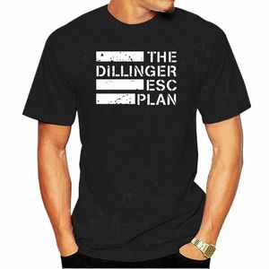 dillinger kaçış planı logo siyah tişört grubu gömlek heavy metal popüler fi yüksek kaliteli komik baskı tee 30wd#