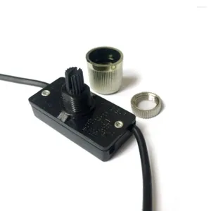 Akıllı Ev Kontrol Bakır Dimmer Lamba Işık Anahtarı Siyah Plastik Döner AC120V Gümüş Elektrikçi