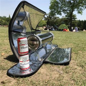 Araçlar Barbekü Izgara Yeşil Güneş Tüp Tenceresi Bahçe Izgarası için Güneş Işığı Kullanımı Taşınabilir Brazier Kamp Acil Durum Aracı 4.5L Izgara aksesuarları