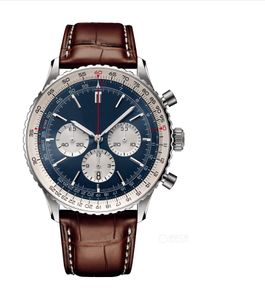 2024 BREXXXXXX Новые дизайнерские часы с механизмом 46 мм, мужские высококачественные роскошные мужские часы, многофункциональный хронограф, часы Montre Fr