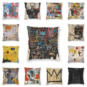 45x45cm grafiti yastık kapağı ev dekor sokak pop art sofa araba için yastık kılıfı 240325