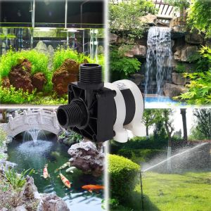 Pumpen DC 12V/24V Wasserpumpe Geräuscharmer Bürstenloser Motor Mini-Tauchpumpe Druckpumpe für Gartenaquarium