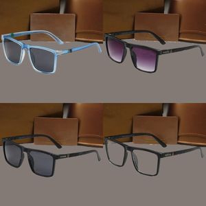 Солнцезащитные очки для женщин, материал ПК, прозрачные синие зеркальные ножки, оправа в леопардовом стиле, оптические очки, дизайнерские градиентные фиолетовые линзы uv400, модные очки, модные hj079 C4