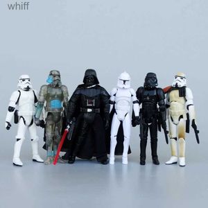 Ação Figuras de brinquedo Coleção de personagens Ação Darth Vader Empire Stormtroopers se junta a modelos móveis para decorar acessórios de brinquedos fofosc24325