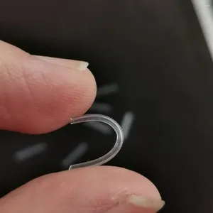 Saplama Küpe Yumuşak Silikon Anti-alerji Earpins Kovan Kulak İğne Küpe Şeffaf Koruma Tüpü Koruyucu Takı Aksesuarları