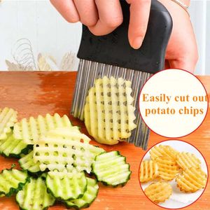 Batata vegetal frutas cortador ferramentas chips francês fritar fabricante descascador corte massa acessórios de cozinha ferramenta faca chopper crinkle ondulado slicer