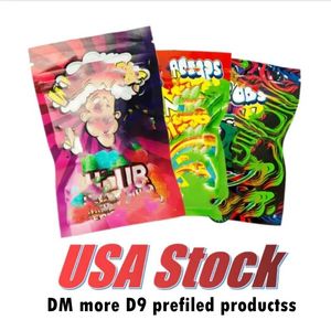 В наличии в США предварительно заполненные жевательные конфеты D9, майларовый пакет, упаковка для грибов, застежка-молния, защита от запаха, 500 мг, 600 мг, майларовый пакет, больше предварительно заполненных 1 г, 2 г, 3 г DM