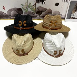 Cowboy Bucket Hat wave Casual Luxury Unisex Caps Women Designer Hats For Street Denim Print Fitted Cap Flat top belt buckle straw hat casual sun hat