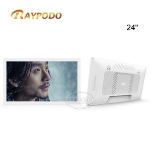 Raypodo Duvar Montajı Siyah veya Beyaz Renkli 24 inç dokunmatik ekran monitörü, büyük boy 24 inç Android tablet PC
