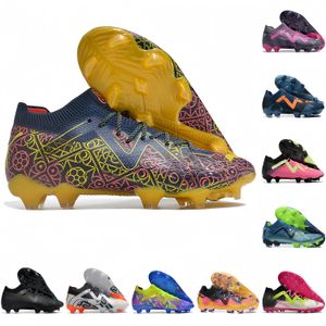 Sapas de futebol Futuro Ultimate FG AG Cleats sobrecarregaram Neymars Leve Soft Treinamento Confortável Equipe de Criatividade Violet Astronauta Botas de Futebol Sapato de Botas de Soccer