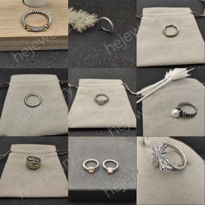 Anello vintage di design con cavo DY, anelli di filo intrecciato per gioielli da donna, anello da uomo non ossidante per uomo, rame, regalo di anniversario zh147 E