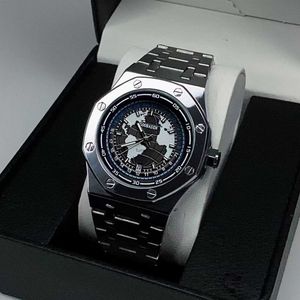 Nuovo orologio meccanico svizzero completamente automatico, orologio da uomo, calendario, luce notturna, impermeabile, tendenza cava, alla moda e bello