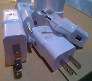 2000mA US UE plug plug USB CARGER DE PAREDE MINI VIAGEM USB Adaptador para Galaxy S3 S4 S5 I9600 I9500 N9000 Nota 2 Nota 36247604