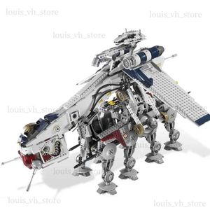 Блоки 1808 PCS Республика Dropship с AT-OT Walker Build Blures Compatible 10195 05053