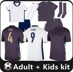 2024 2025 Euro Angleterre Futbol Gömlek Bellingham Futbol Formaları Saka Foden Englands Rashford Sterling Grealish Milli Takımı Kane Erkekler Kit Kids Set Tops 16-4xl