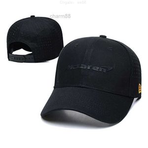 Ball Caps Streetwear Açık Hava Spor Otomobil Takımı F1 Yarış Şapkası Beyzbol Kapağı Pamuk Pamuk İşlemeli Snapback McLaren Rozeti Motosiklet Hediye Adamı Y75