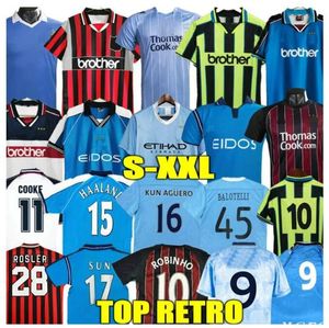 Toure Yaya Balotelli Retro Futbol Formaları 11 12 City Classic Final 2012 2012 MAN KUN Aguero Dickov Tevez Haaland Guater 98 99 01 Vintage Futbol Gömlek Kompany 88 89 87