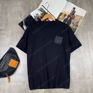 Erkekler Tişört Tasarımcı Gömlek y3 Siyah Samurai Gölge Baskı Y-3 Mürettebat Boyun Gevşek Kısa Kollu Tişört