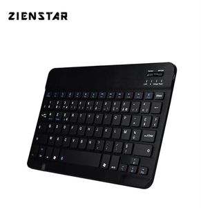 Zienstar 10-дюймовая французская алюминиевая мини-беспроводная клавиатура Azerty Bluetooth для Apple IOS Android Tablet Windows PC литиевая батарея 216765543