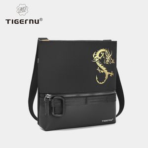 Garanti Moda Crossbody Çanta Erkek Çin tarzı omuz çantaları 97 inç tablet mini seyahat messenger ejderha serisi 240307