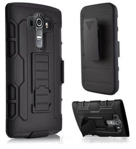 LG K10 V10 G3 G5 LS770 Stylus Stylo 2 için Plus Case Armor Hybrid LG G4 NOT Mini K3 LS450 K5 K4 K7 Q6 Kapak Kemeri Klibi5327926