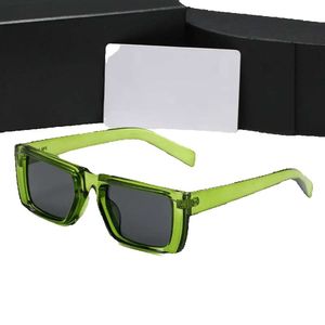 Designer casual óculos de sol dos homens para mulheres óculos de sol quadrados óculos de sol tons praia rua foto exclusivo sunnies com caixa j24l