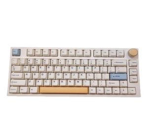 Klavyeler KeyDous NJ80 Mekanik Klavye AP Modeli Takas RGB Bluetooth Oyun Klavyeleri 24G Kablosuz Mac Programlanabilir 2210261527161