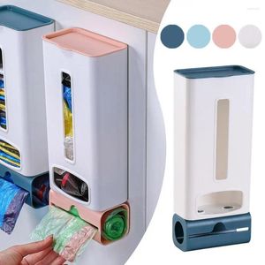 Depolama Şişeleri Duvar Asma Çöp Torbası Kutusu Mutfak Plastik Banyo Tutucu Çöp Organizatör Dispenser Aksesuarlar Çantalar N6Z4