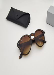 Yüksek kaliteli çizgili daire güneş gözlüğü erkekler kadın marka tasarımcısı gözlükleri oculos de sol tonları UV koruma kutusu 6776967