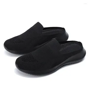 Yaz Mesh Yürüyüş Ayakkabıları 668 Örgü Kadın Terlikleri Slip-On House Slip Slip Ommerid Confort Fornitory İç ve Dış Mekan 5