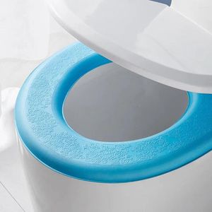 Tuvalet koltukları etiket köpük kapağı silikon su geçirmez yıkanabilir kalınlaşma macun u7n6