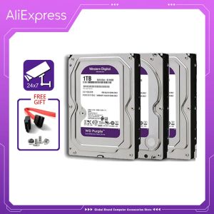 WD Mor 4TB Gözetim Dahili Sabit Sürücü Disk 3.5 