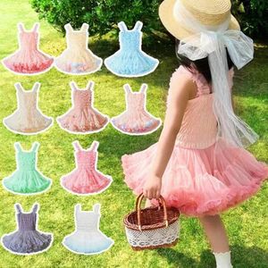 Mädchen Tutu Kleider Sommer Baby Kinder Röcke Prinzessin Kinder Kleinkind Mädchen Tanz Performance Kleid Kleinkinder Ballkleid Flauschigen Rock g4zu #