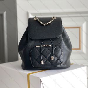 Designer mini mochila feminina mochila de alta qualidade bolsa de couro crossbody sacos correntes bolsa de ombro luxo mochila estilo bookbag bolsa feminina